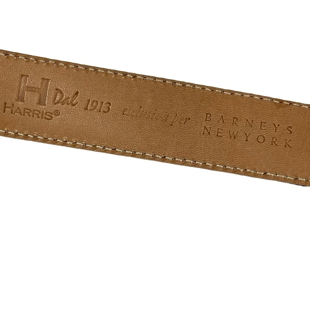 HARRIS DAL Barneys New York Men's Brown Leather Belt